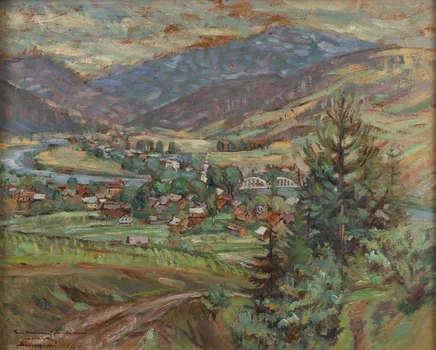 Widok na Krościenko — Adam Marczyński