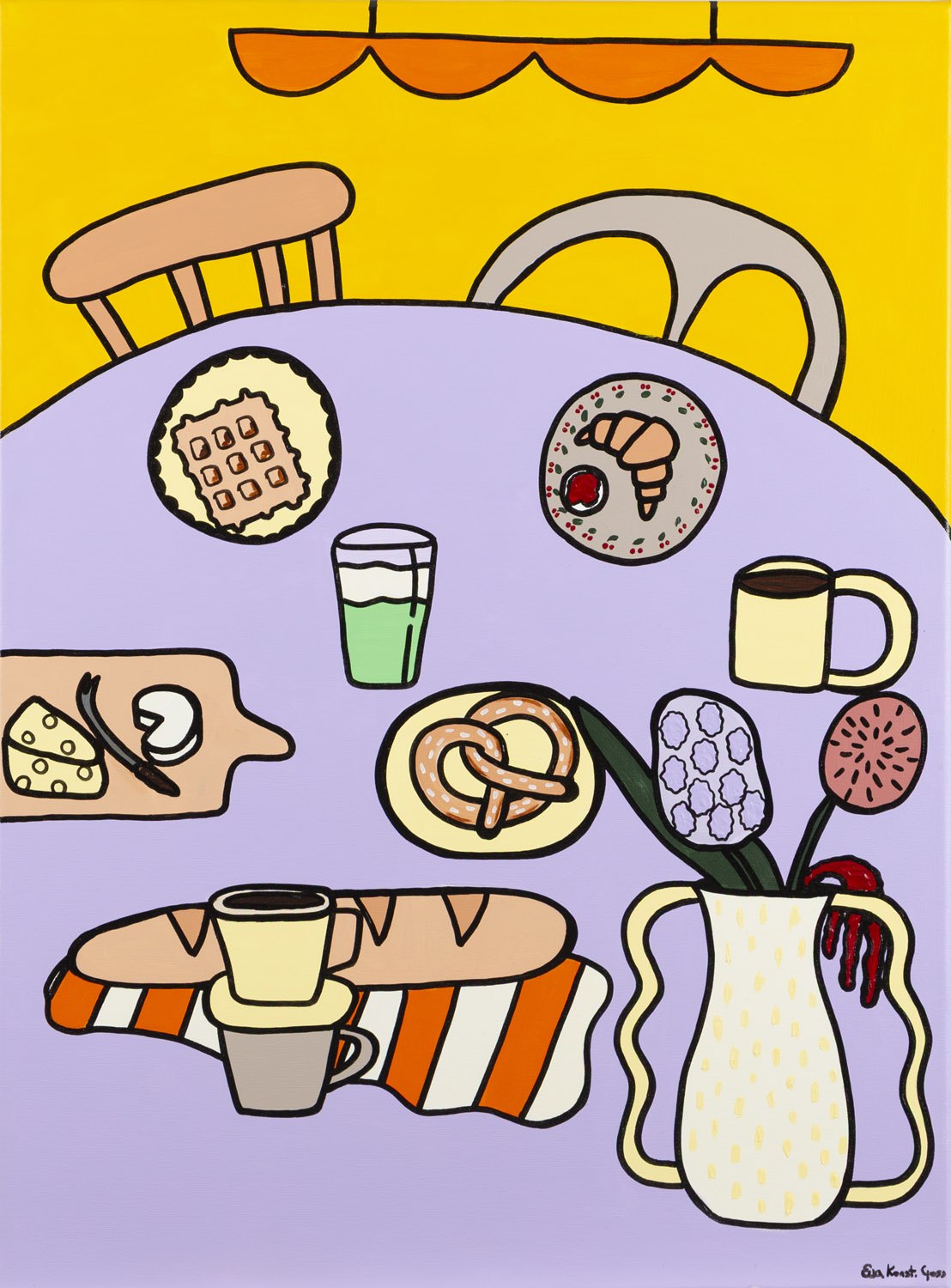 Violet Table — Ewa Konstantynowicz-Goss (1983)