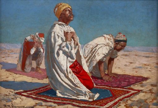 Modlitwa Arabów na pustyni — Feliks Michał Wygrzywalski