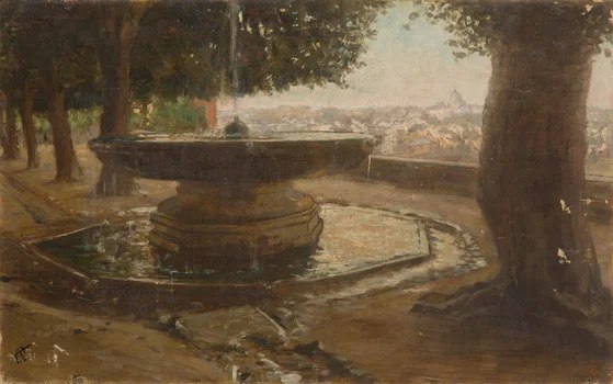 Fontanna na Monte Pincio w Rzymie — Felix Possart