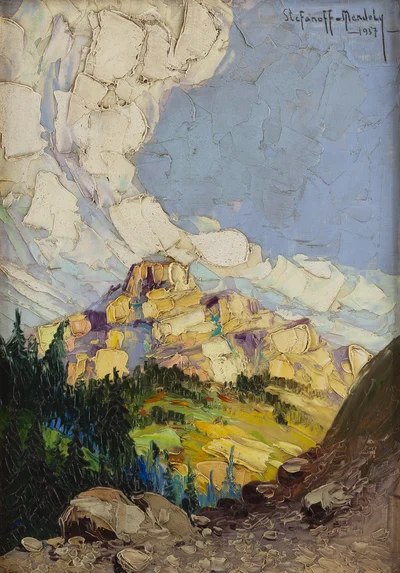 Pejzaż górski — Grzegorz Mendoly