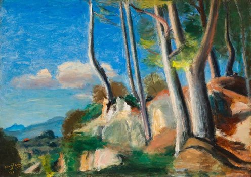 View of Mougins — Henryk Hayden