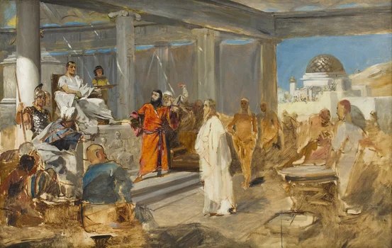 Chrystus przed Piłatem — Jan Czesław Moniuszko (przypisywany)