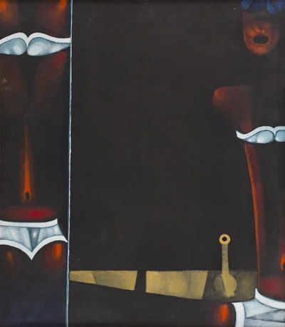 Akt z lustrem — Jerzy Nowosielski