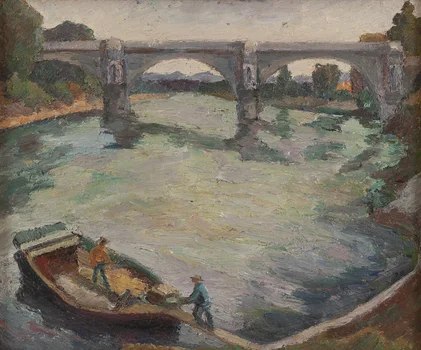 Łódź na Rodanie — Maria Melania Mutermilch (Mela Muter)