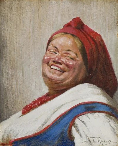 "Śmiejąca się kobieta" — Mieczysław Reyzner