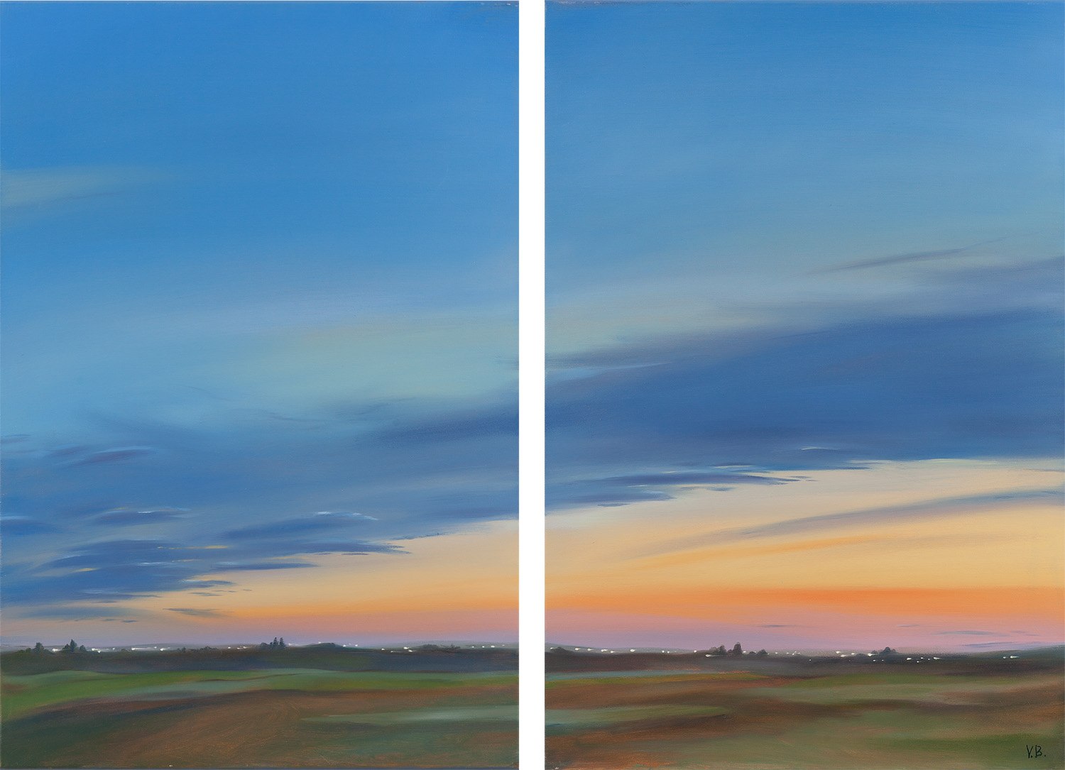 On the Way Home", diptych — Olga Bujko (1991)