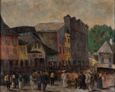 Rynek w Kazimierzu Dolnym — Ryszard Henryk Ostachiewicz