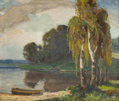 Pejzaż z brzozami — Stanisław Korzeniewski