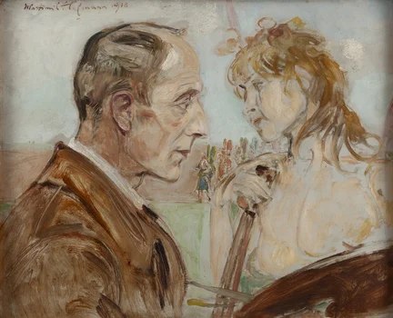 Malarz z muzą — Wlastimil Hofman