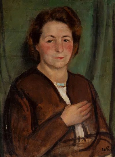 Portret Wandy Muchy, matki artystki Janiny Muszanki Łakomskiej — Wojciech Weiss